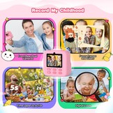 Masterbee Instant Camera voor Kinderen: Printen, Spelletjes & HD Video met 33% Korting!