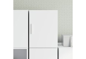 vidaXL Wandkast 30x42,5x40 cm Wit Bewerkt Hout - 34% Korting