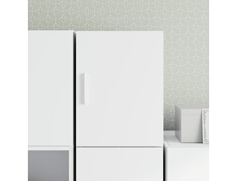vidaXL Wandkast 30x42,5x40 cm Wit Bewerkt Hout - 34% Korting