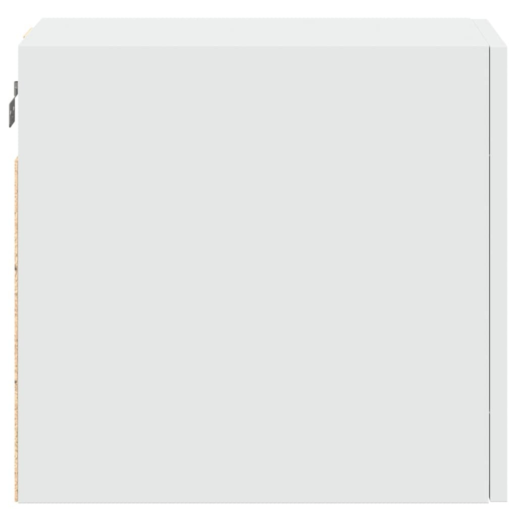 vidaXL Wandkast 30x42,5x40 cm bewerkt hout wit - 59% Korting
