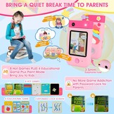 Kindertelefoon met Camera & 32GB - Unicorn Roze (32% Korting)