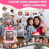 Kindertelefoon met Camera & 32GB - Unicorn Roze (32% Korting)