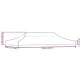 vidaXL Partytentdak 3x6 m Antraciet - 34% Korting!
