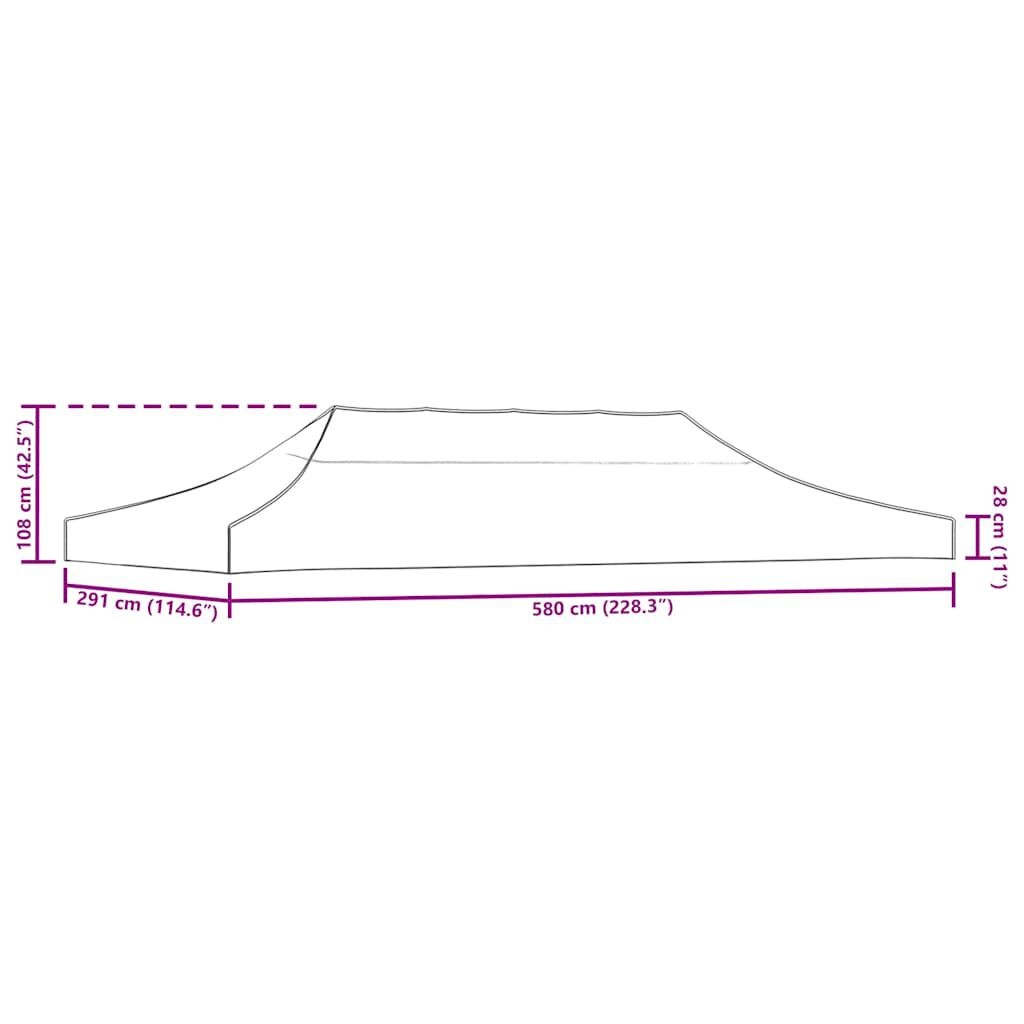 vidaXL Partytentdak 3x6 m Antraciet - 34% Korting!