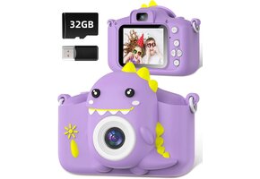 Gofunly Kindercamera 1080p HD met 32GB SD-kaart - 33% Korting