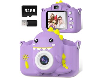 Gofunly Kindercamera 1080p HD met 32GB SD-kaart - 33% Korting