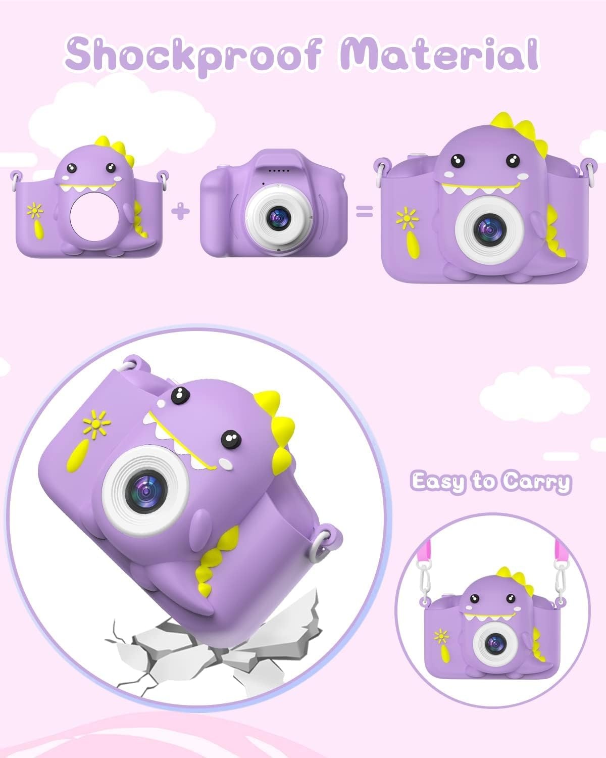 Gofunly Kindercamera 1080p HD met 32GB SD-kaart - 33% Korting