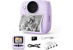 Kindercamera met Printer & 32GB SD-kaart - 45% Korting