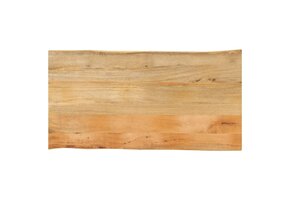 Tafelblad Massief Mangohout met Natuurlijke Rand - 110x60 cm (35% Korting!)