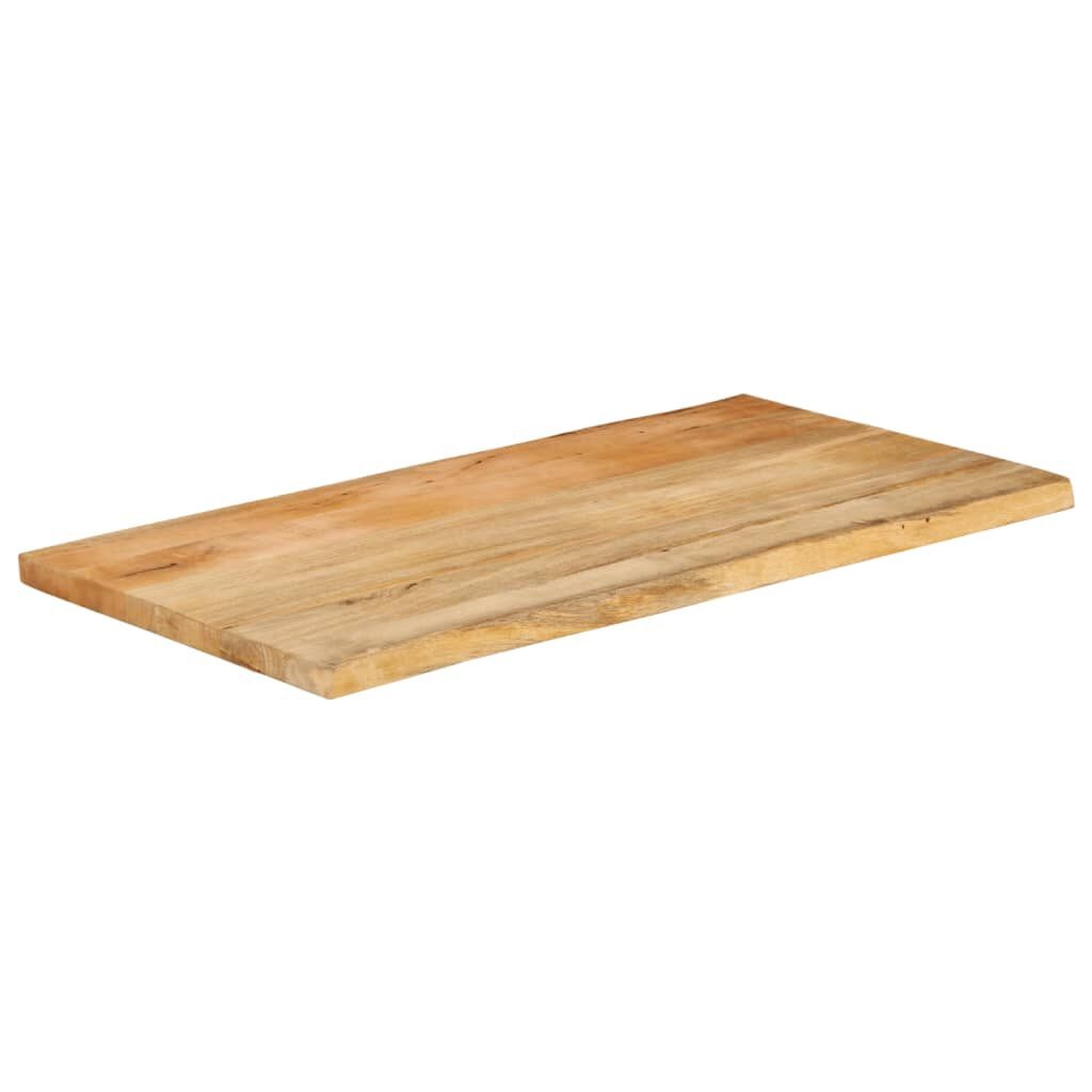 Tafelblad Massief Mangohout met Natuurlijke Rand - 110x60 cm (35% Korting!)
