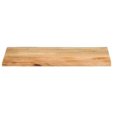 Tafelblad Massief Mangohout met Natuurlijke Rand - 110x60 cm (35% Korting!)