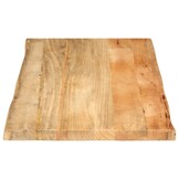 Tafelblad Massief Mangohout met Natuurlijke Rand - 110x60 cm (35% Korting!)