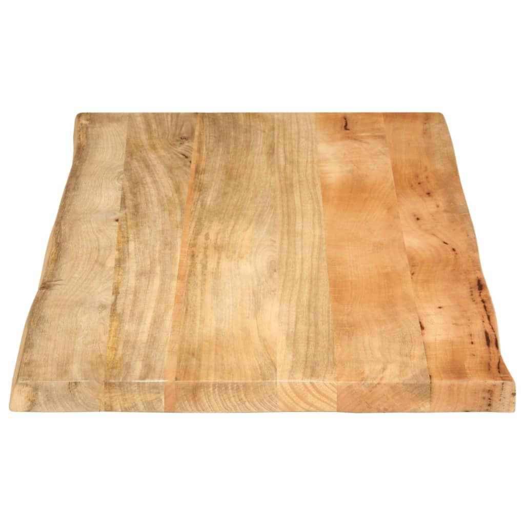 Tafelblad Massief Mangohout met Natuurlijke Rand - 110x60 cm (35% Korting!)