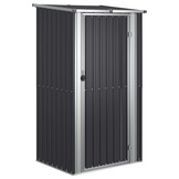 Ruime Tuinschuur Antraciet Staal 118,5x97x209,5cm (35% Korting)