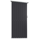 Ruime Tuinschuur Antraciet Staal 118,5x97x209,5cm (35% Korting)