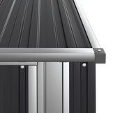 Ruime Tuinschuur Antraciet Staal 118,5x97x209,5cm (35% Korting)
