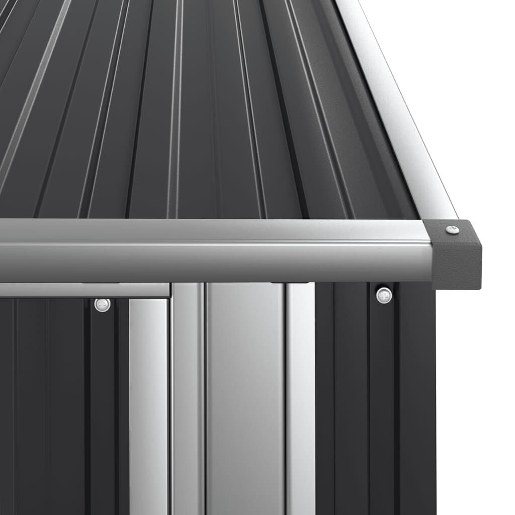 Ruime Tuinschuur Antraciet Staal 118,5x97x209,5cm (35% Korting)
