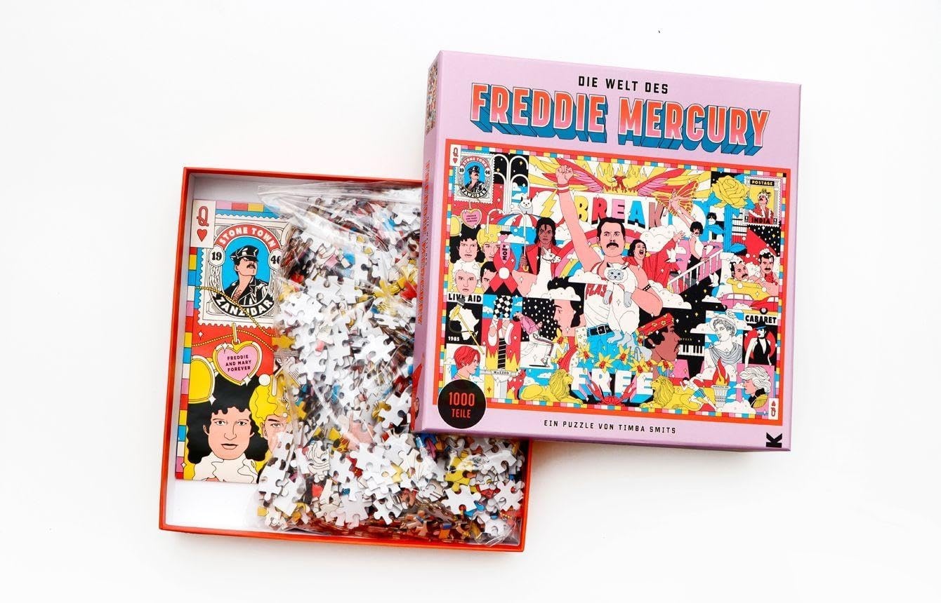 Freddie Mercury Puzzel - 1000 Stukjes - 32% Korting