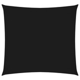 Zonnescherm Vierkant 2,5x2,5m Oxford Stof Zwart - 33% Korting!