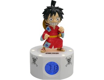 One Piece Luffy Wano Wekker met Licht - 58% Korting!