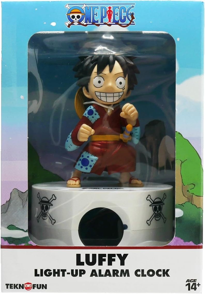 One Piece Luffy Wano Wekker met Licht - 58% Korting!