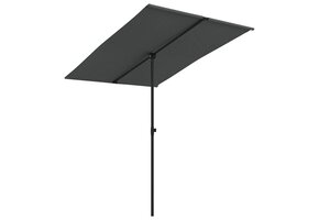 Antraciete Parasol met Aluminium Paal 2x1,5m | 34% Korting