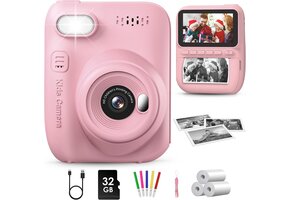 GREENKINDER Instant Camera Kinderen - Roze | 58% Korting