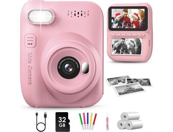 GREENKINDER Instant Camera Kinderen - Roze | 58% Korting