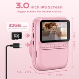 GREENKINDER Instant Camera Kinderen - Roze | 58% Korting