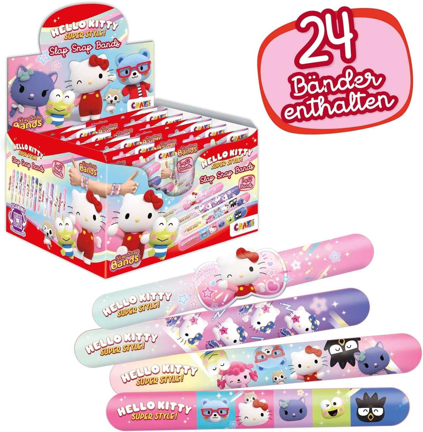 Hello Kitty Armbanden Display - 24 stuks verzamelplezier