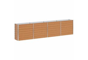 Verhoogde Plantenbak Licht Bruin 320x40x77cm - 54% Korting