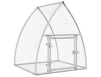 Ruim Konijnenhok van Gegalvaniseerd Staal (100x105x120 cm) - 29% Korting!