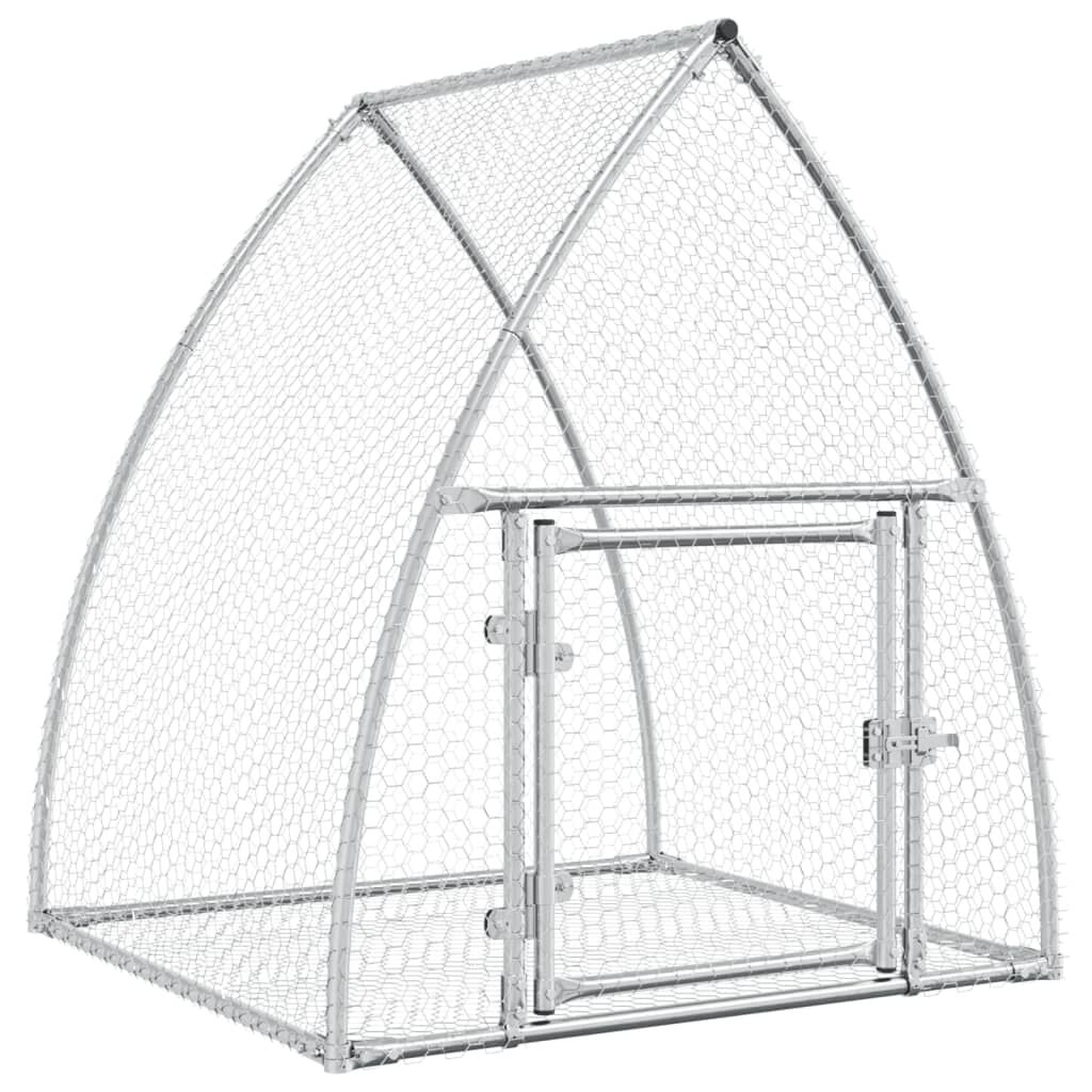 Ruim Konijnenhok van Gegalvaniseerd Staal (100x105x120 cm) - 29% Korting!
