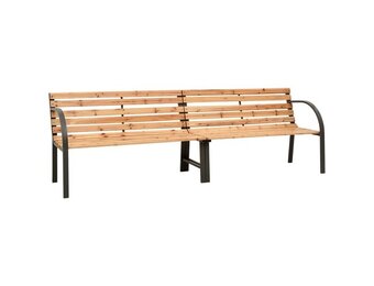 VidaXL Tuinbank Dubbel Massief Vurenhout 225 cm - 35% Korting