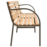 VidaXL Tuinbank Dubbel Massief Vurenhout 225 cm - 35% Korting
