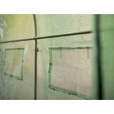 Tuinkas groen van PE-folie en metaal 200x300 cm hobbykas 6m2 oppervlakte