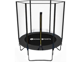 Trampoline - 183 cm - met veiligheidsnet - zwart