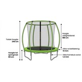 Trampoline 8FT 244 cm Rond (35% korting)
