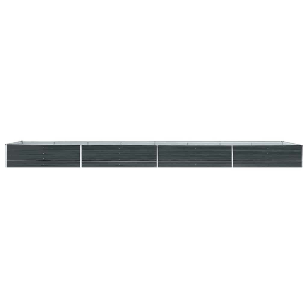 Verhoogde plantenbak 600x80x45cm Antraciet Staal - 54% Korting