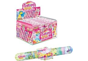 Craze Slap Snap Band, verzamelarmband voor kinderen, met Galupy eenhoorn-designs, 12 modellen om te verzamelen, 16 cm, Siliconen, Geen edelsteen