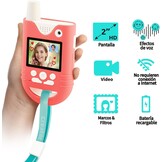 Canal Toys Video Walkie Talkies - Walkie Talkies voor kinderen met camera en scherm, 100 m bereik - radio's met 6 spellen - cadeau voor kinderen vanaf 5 jaar - INF 042 | Walkietalkies met videogesprekken, USB-kabel, audio- en beeldeffecten, video tot 300