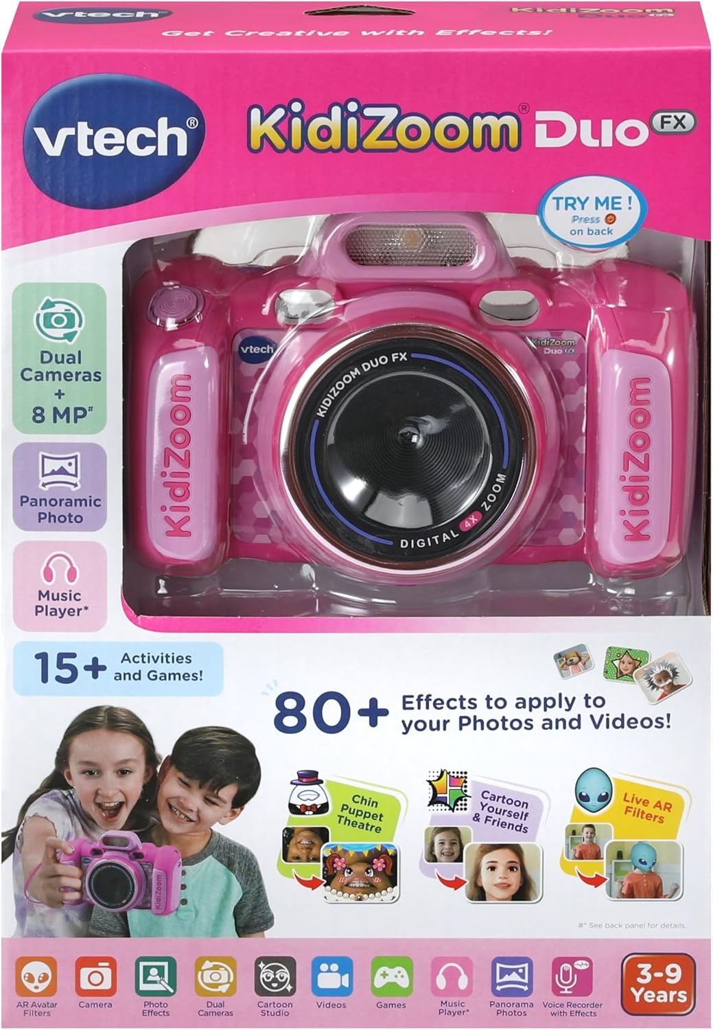 Kinder Camera KidiZoom Duo FX Roze - 29% Korting