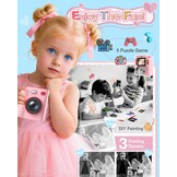 Digitale Instant Camera voor Kinderen: 1080P HD, 32GB, Nu -33%