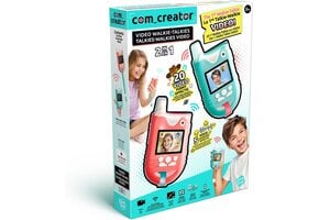 Video Walkietalkies voor Kinderen: 100m Bereik, 6 Spellen, Vanaf 5 Jaar (34% Korting)