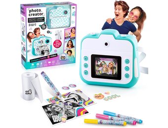 Kinder Instant Camera Turquoise (59% Korting)