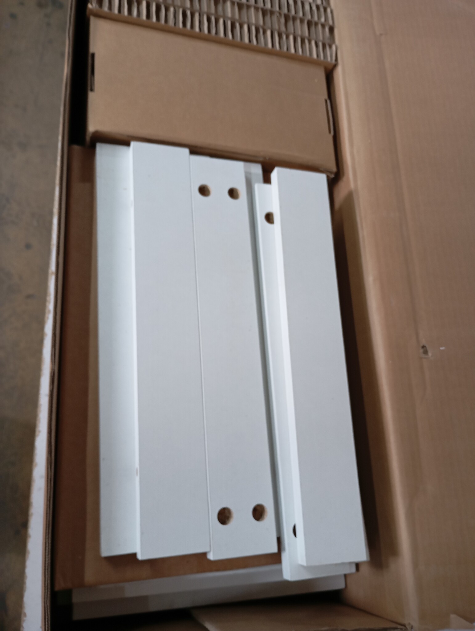 Wit TV-meubel met LED 120cm - 53% Korting