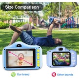 Digitale Kindercamera Blauw | 3,5" HD 12MP | 33% Korting