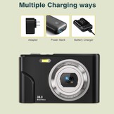 Digitale Camera 36MP, 1080p FHD - Ideaal voor Beginners (29% Korting)