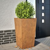 vidaXL Plantenbakken Staal 2 st 45x45x75 cm - 35% Korting!