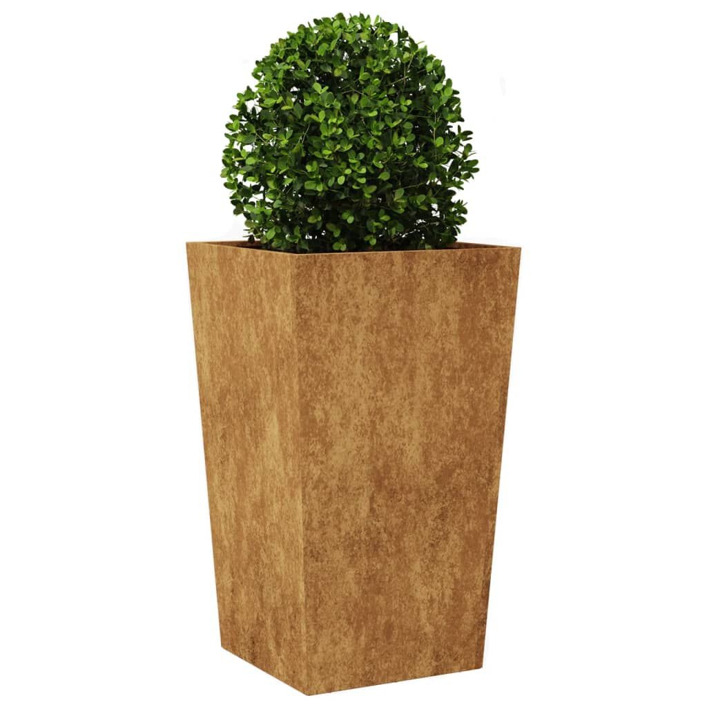 vidaXL Plantenbakken Staal 2 st 45x45x75 cm - 35% Korting!
